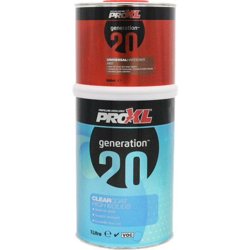 [CCG20HS-1XF] PROXL GENERATION20 HIGH SOLIDS 2K CLEARCOAT EXTRA FAST KIT (1.5L