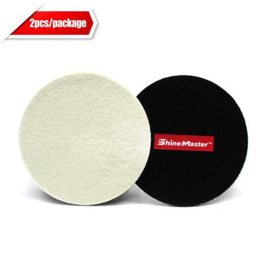 [MS-2065130] CarTec Glass Wool Polishing Pad (2-Pack) 130mm