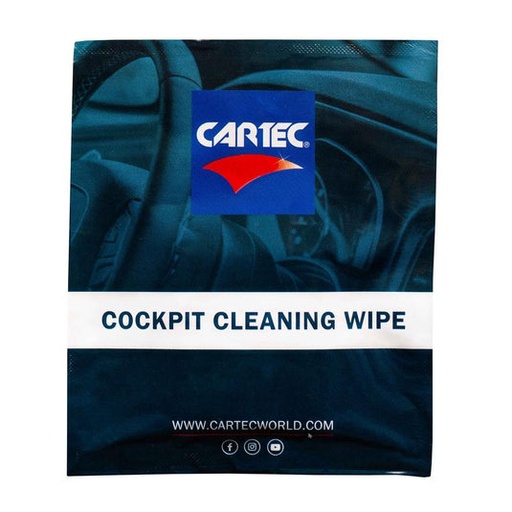 [RCAC/01/100] CarTec Cockpit Cleaning Wipe 100