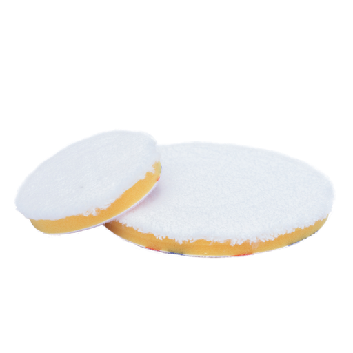 [RF2041] CarTec NEW White Microfiber Refinish Cutting Pad 80mm