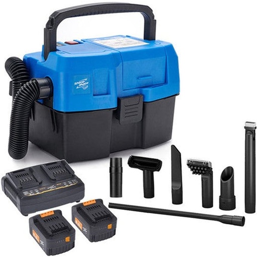 [SM-EC400-KIT] CarTec ShineMate EC400 Cordless Wet & Dry Vacuum Cleaner 