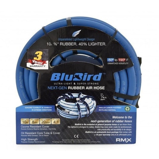 [FMTBB1020] CarTec BluBird Ultra-Light 10mm Air Hose 20m