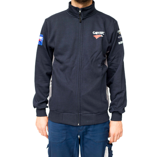 [M1001-07-XL] Cartec Official Full Zip Jumper X-Large