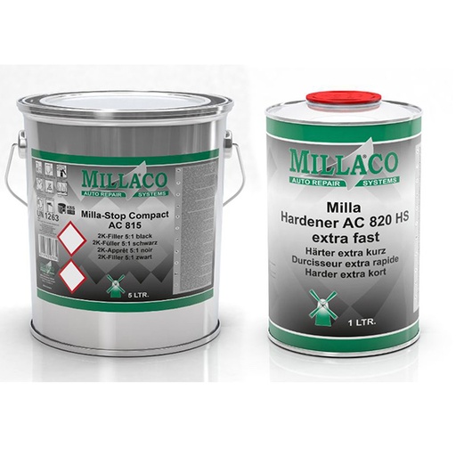 [KIT_MILL04_AC815_820] Millaco AC 815 Black Kit with AC820 (1LT)