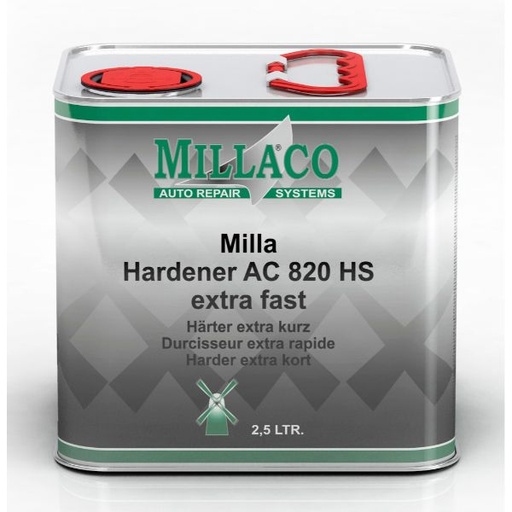 [853020000] Millaco Extra Fast Hardener AC 820 HS (2.5LT)