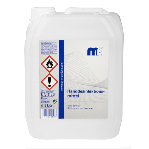 [5106830005] MP Hand Sanitiser according to WHO Recipe (5LT)