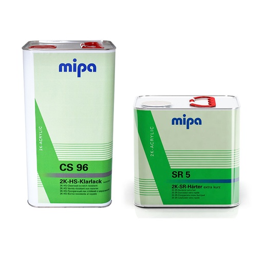 [KIT_CS96_4] Mipa CS96 Clearcoat x 60 & SR5 Hardener x 60
