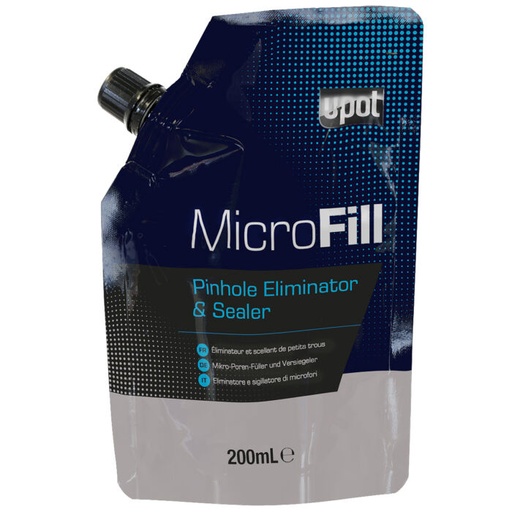 [MICF/200] Upol Microfill Pinhole Eliminator & Sealer 200mL Bag Dark Grey