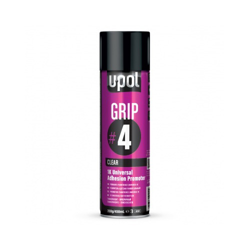 [GRIP/AL] Upol 450ml Grip 4 Clear 1K Universal Adhesion Promoter Aerosol (
