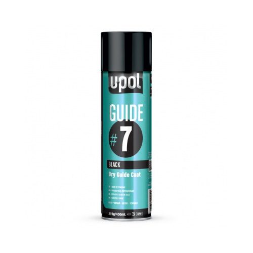 [GUIDE/AL] Upol 450ml Guide 7 Black Dry Guide Coat Aerosol (Each)