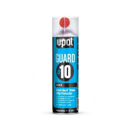 [GUARD/AL] Upol 450ml Gravigard Stone Chip Protection Black Aerosol (Each)