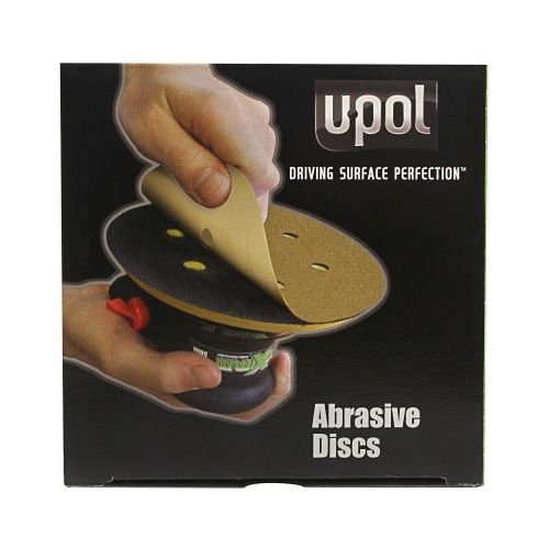 [ABD7/VP500] Upol Maximum Abrasive Latex Paper Discs P500 Grit Box Beige 