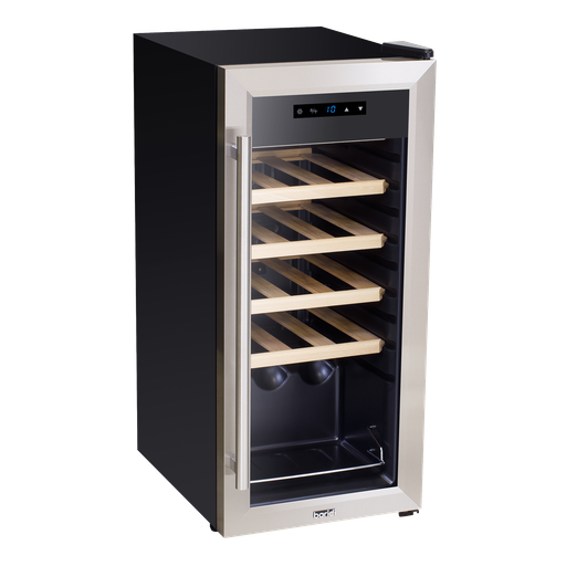 [DH29] Sealey Baridi 18 Bottle Wine Fridge & Cooler - Stainless Steel