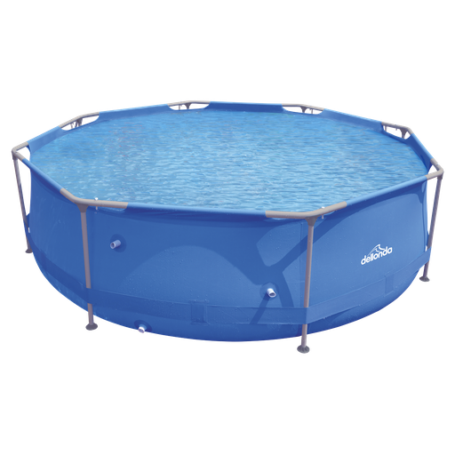 [DL19] Sealey Dellonda Steel Frame Round Swimming Pool & Filter Pump 10ft - Blue