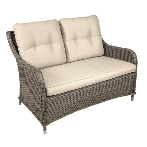 [DG70] Sealey Dellonda Chester Rattan Wicker Outdoor 2-Seater Sofa