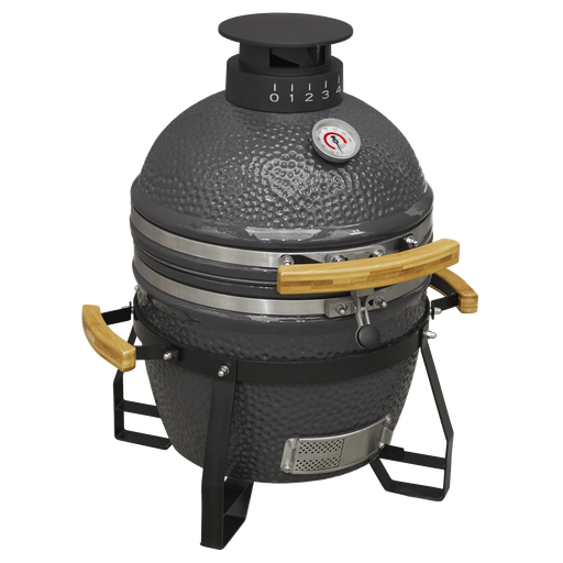 [DG158] Sealey Dellonda Deluxe 16"(40cm) Ceramic Kamado Style BBQ