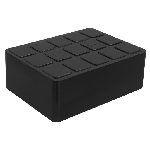 [SJBEX.A02] Sealey Rubber Support Block for Viking Jacking Beams 60mm
