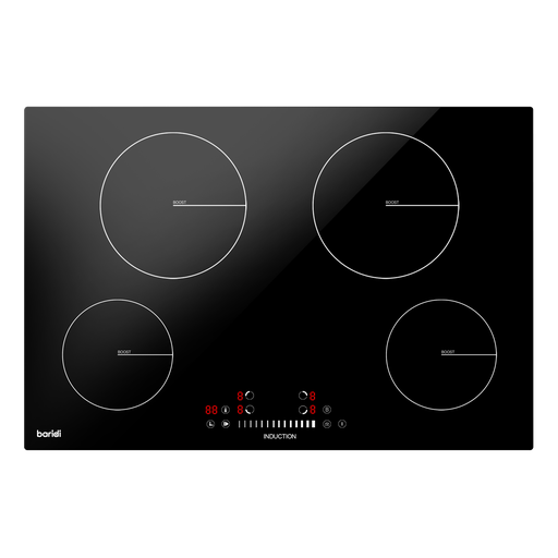 [DH179] Baridi Integrated Induction Hob with 4 Cooking Zones 77cm 7200W Output