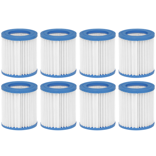 [DL122] Sealey Dellonda Swimming Pool Filter Cartridge - Pack of 8