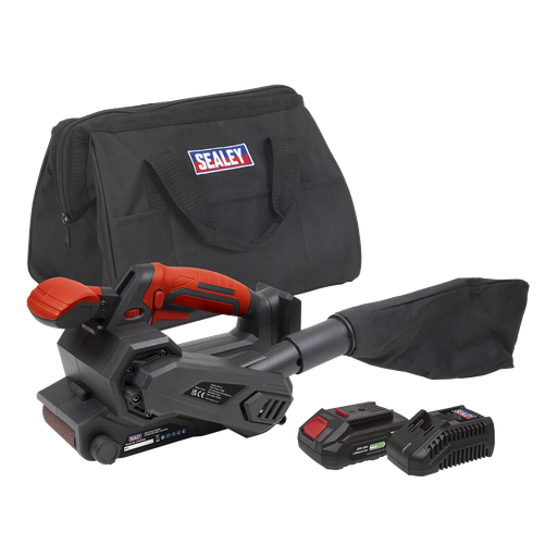 [CP20VBSKIT1] Sealey SV20 Series Cordless Belt Sander Kit 20V 2Ah