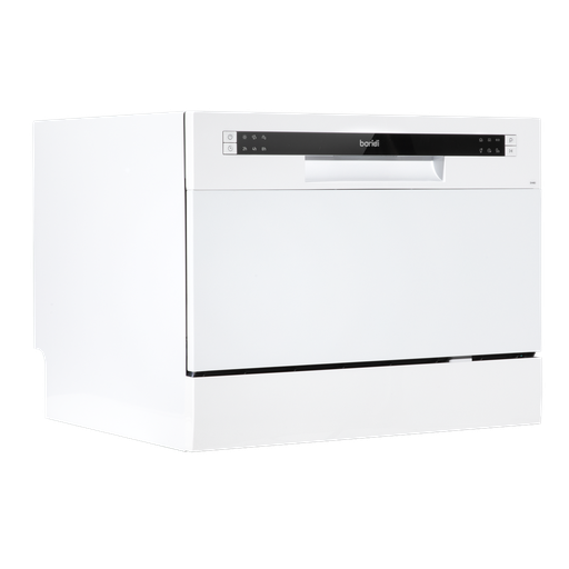 [DH83] Sealey Baridi Tabletop Dishwasher 6 Place Settings 6.5L Capacity - White