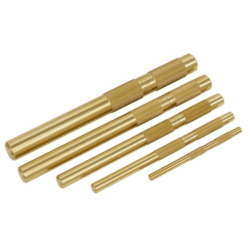 [AKB05] Sealey Brass Punch Set 5pc