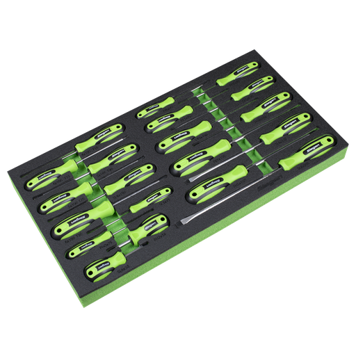 [S01276] Siegen Screwdriver Set with Tool Tray 20pc