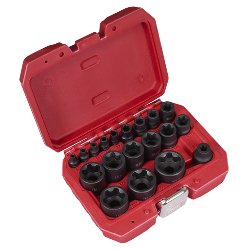 [SX097] Sealey External TRX-P* Socket Set 19pc