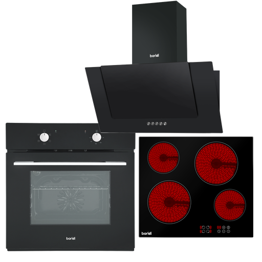[DH186] Sealey Baridi Integrated Ceramic Hob with 4 Cooking Zones, Integ