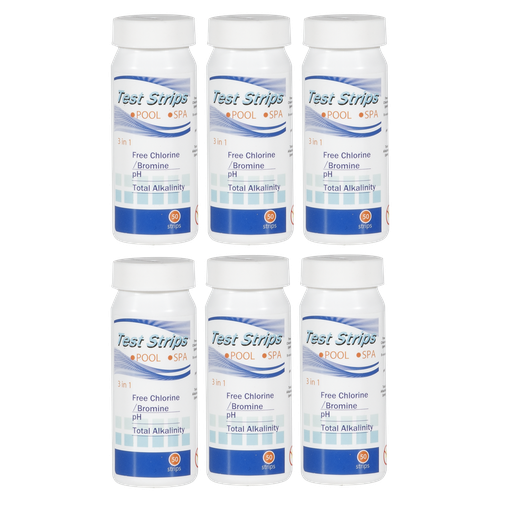 [DL108] Sealey Dellonda 3-in-1 Chlorine, PH & Alkalinity Test Strips x50