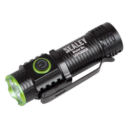 [LED1000SB] Sealey Rechargeable Super Beam Pocket Light 10W SMD LED