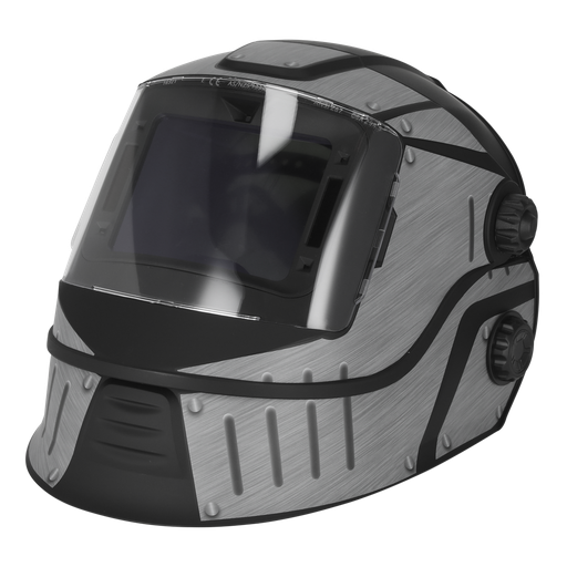 [PWH603] Sealey Auto Darkening Solar Powered Flip-Up Welding Helmet Shade 9-13