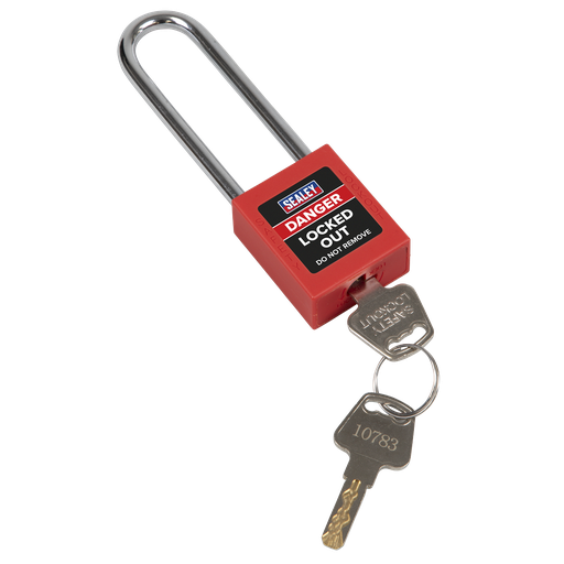 [EV12] Sealey Long Shackle Safety Lockout Padlock