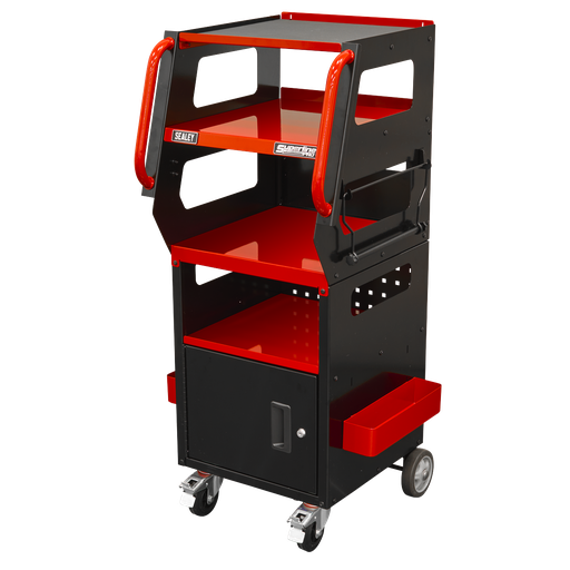 [APDT435R] Sealey Multipurpose Trolley for Diagnostics 4-Level