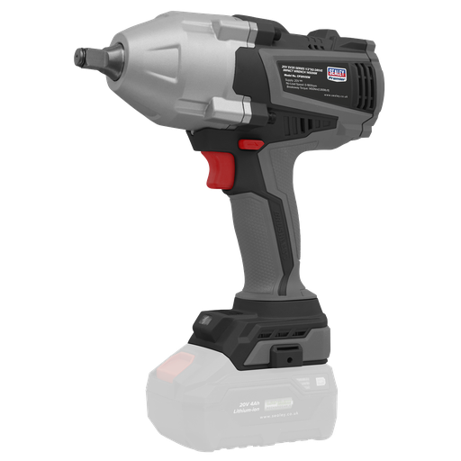 [CP20VXIW] Sealey Premier SV20 Series 1/2"Sq Drive Brushless Cordless Impact Wrench 20V - Body Only