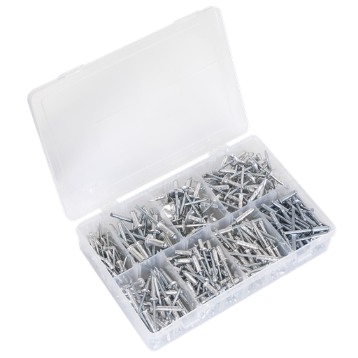 [AB079AR] Sealey Aluminium Rivet Assortment 335pc