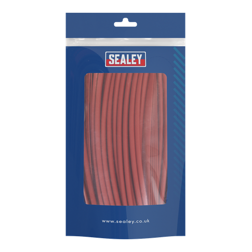 [HST200R] Sealey Heat Shrink Tubing 200mm 100pc - Red