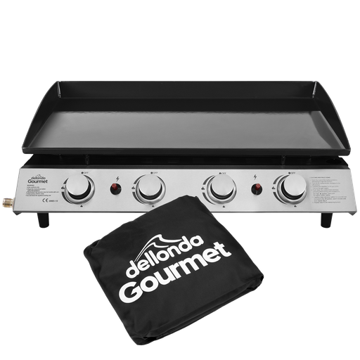 [DG234] Dellonda 4 Burner Portable Gas Plancha & Cover