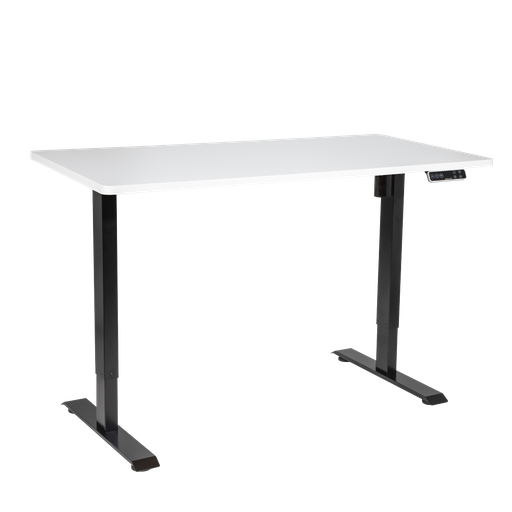 [DH244] Sealey Dellonda White Electric Height Adjustable Standing Desk with Memory, Quiet, 1400x700mm