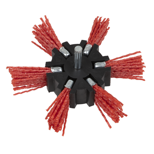 [NFBS100] Sealey 100mm Nylon Filament Strip Brush with 6mm Shaft