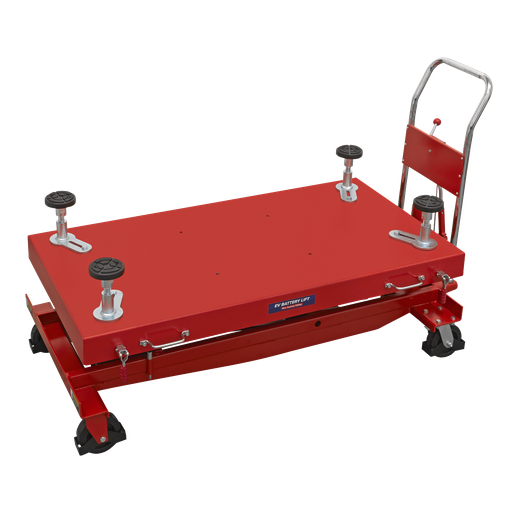[EVBT1000] Sealey High Lift EV Battery Lift/Hydraulic Platform Truck 1000kg Capacity