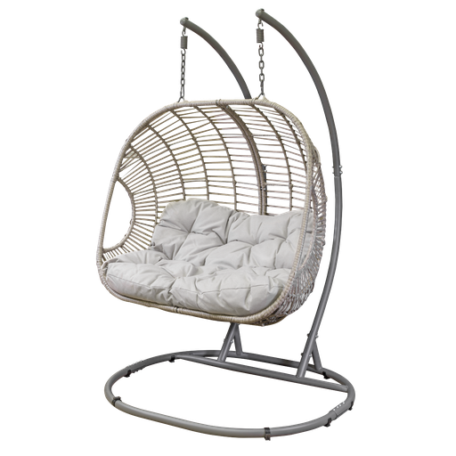 [DG61] Sealey Dellonda Double Swinging Egg Chair with Cushion