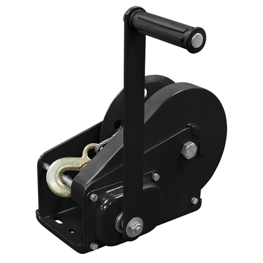 [GWC2500B] Sealey Geared Hand Winch with Brake & Cable 1130kg Capacity