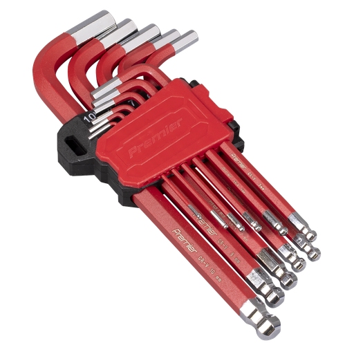 [AK71640] Sealey Premier Long Ball-End Hex Key Set 11pc