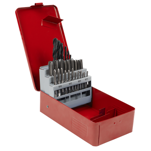 [AK3023] Sealey Metric Tap & Drill Bit Set 28pc