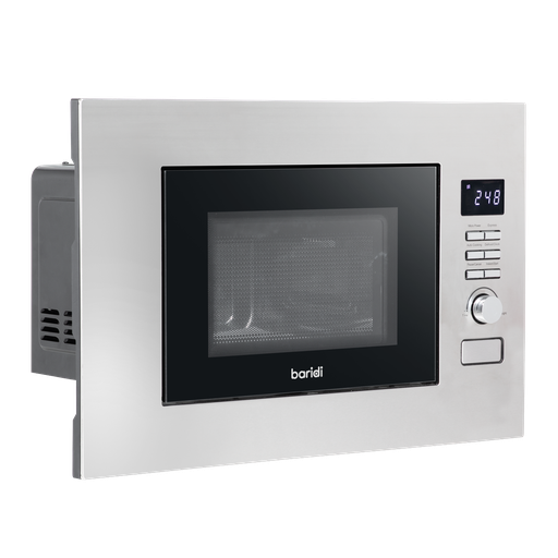 [DH196] Sealey Baridi Integrated Microwave Oven 20L Capacity 900W - Stainless Steel