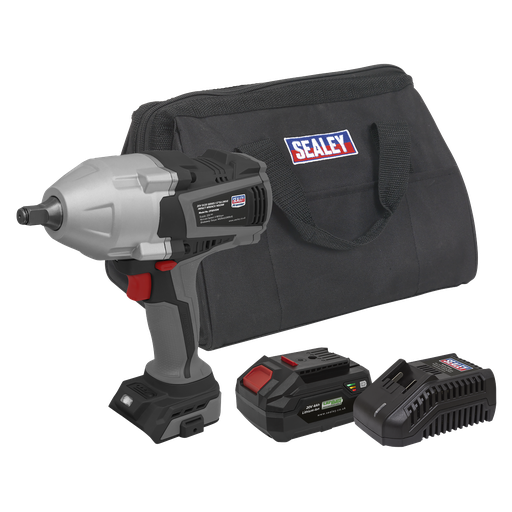 [CP20VXIWKIT] Sealey Premier SV20 Series Cordless Impact Wrench Kit 20V 4Ah