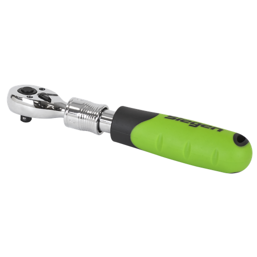 [S01282] Sealey Siegen Extendable Ratchet Wrench 1/4"Sq Drive