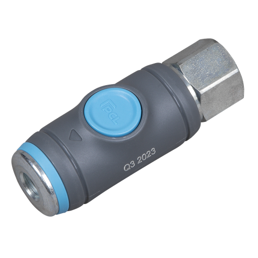 [AC107] Sealey PCL Push-Button Safety Coupling Body Female 1/2"BSP