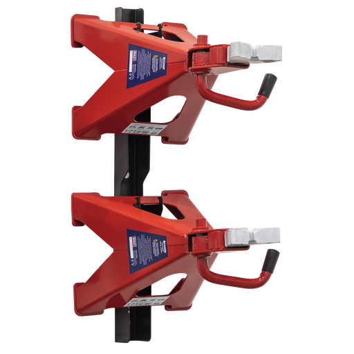 [VS2006COMBO] Sealey Axle Stand & Axle Stand Storage Rack Combo 6 Tonne